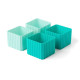 Lekkabox Bento Cups Θήκες Σιλικόνης 4 τμχ (Ocean)