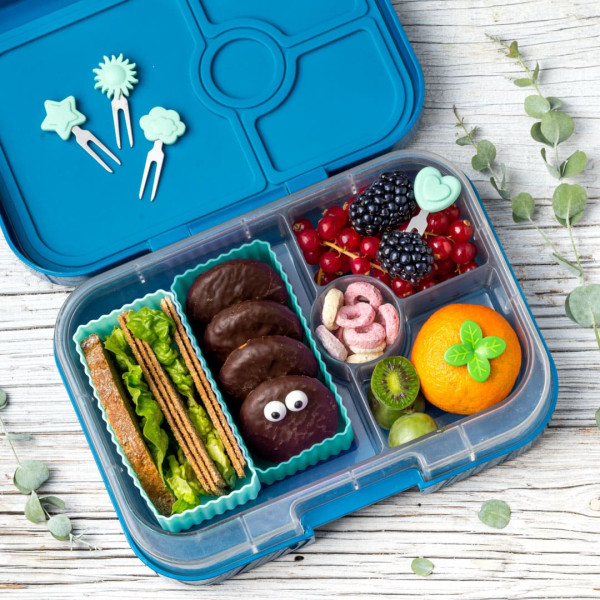 Lekkabox Bento Cups Θήκες Σιλικόνης 2 τμχ (Forest)