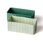 Lekkabox Bento Cups Θήκες Σιλικόνης 2 τμχ (Forest)