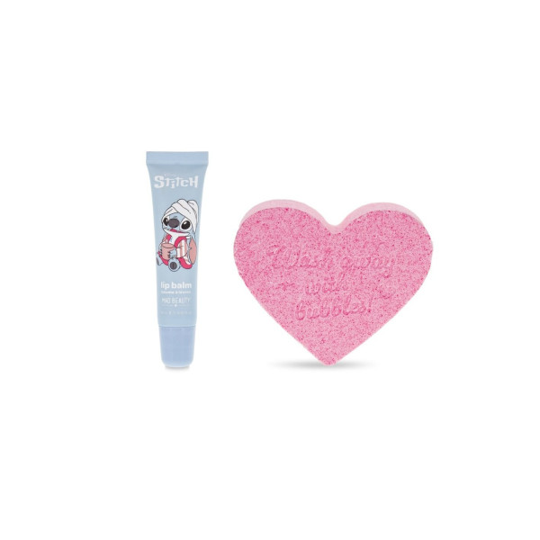 Mad Beauty Disney Stitch Bath Fizzer & Lip Balm Duo