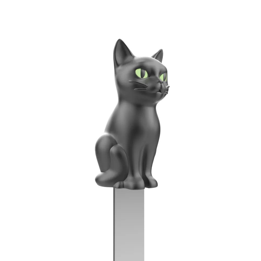 Meta[l]morphose 3D Σελιδοδείκτης Sitting Black Cat
