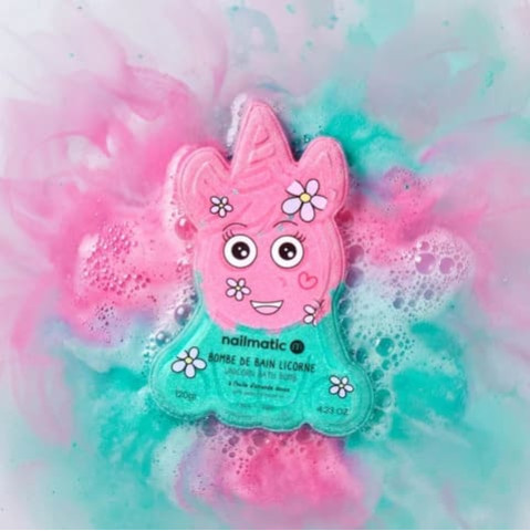 Nailmatic Bath Bomb Μονόκερος (Ροζ)