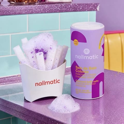 Nailmatic Foaming Βath Salt (Μώβ)