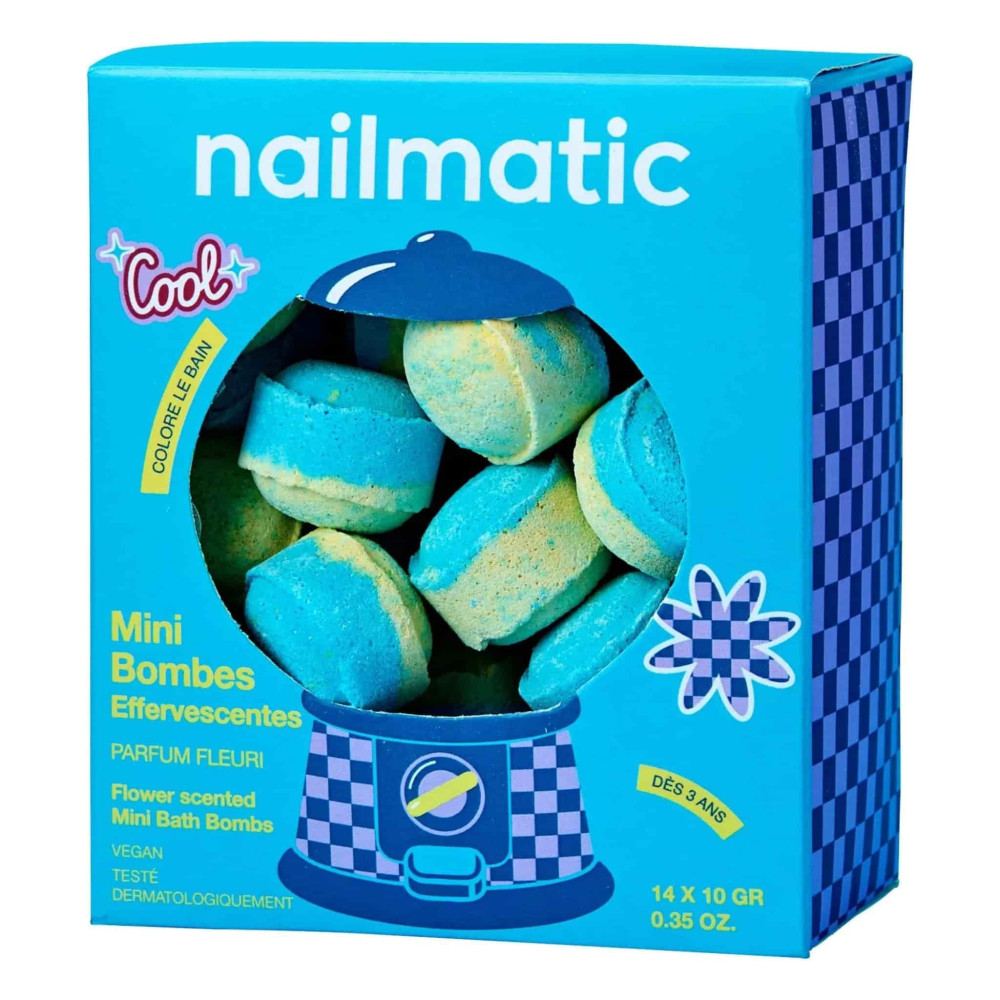 Nailmatic Σετ με 14 Μini Bath Bombs Flower Power