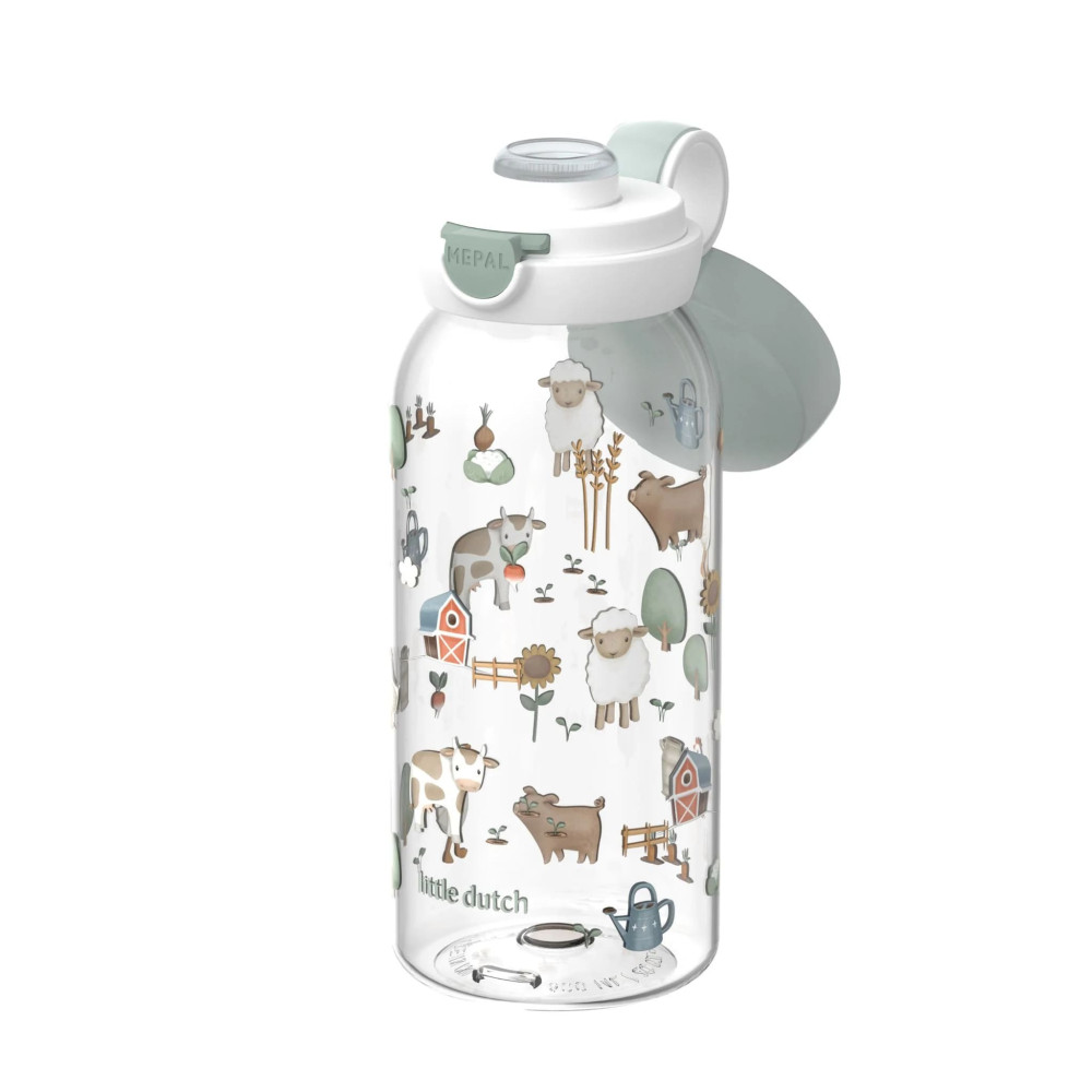 Little Dutch Μπουκάλι με Pop-Up Στόμιο Little Farm 600ml