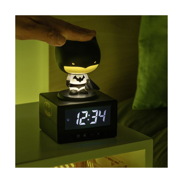Paladone Icons DC: Batman Επιτραπέζιο Ρολόι Ξυπνητήρι (PP14079BM)