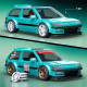 Mattel Brick Shop: Hot Wheels Speed Series - Custom '90 Honda Civic EF (JHF62)