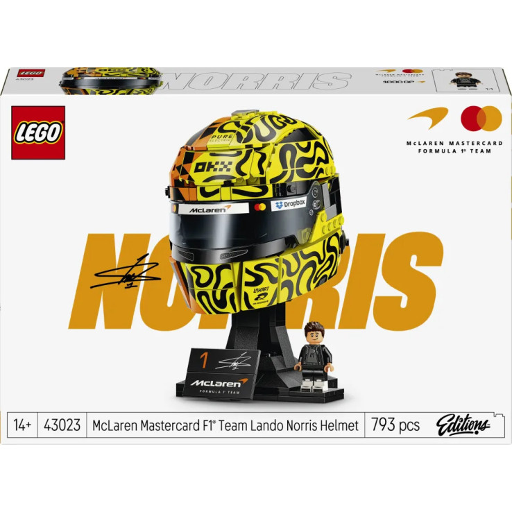 LEGO® Editions McLaren Mastercard F1 Team Lando Norris Helmet (43023)