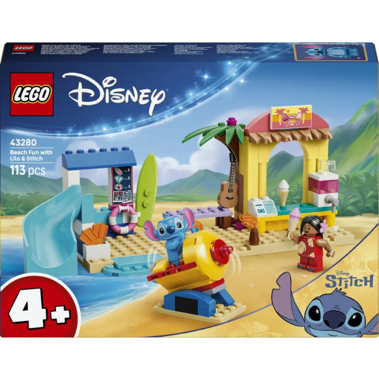 LEGO Disney Stitch Beach Fun With Lilo & Stitch (43280)