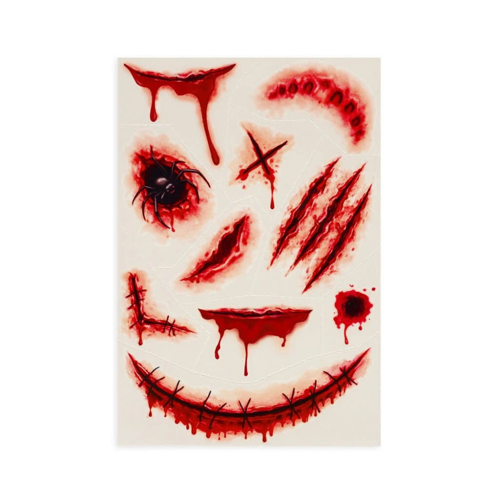Legami Halloween Τατουάζ Προσώπου και Σώματος
