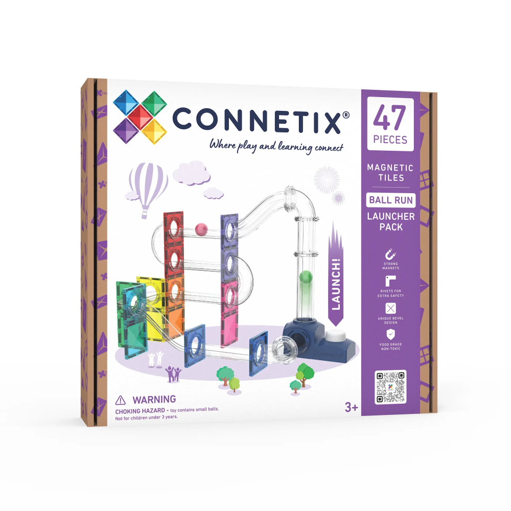 Connetix Ball Run Launcher Pack 47 τμχ