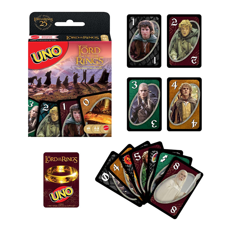 Mattel UNO Lord of the Rings - Επιτραπέζιο Παιχνίδι με Κάρτες (JMF13)