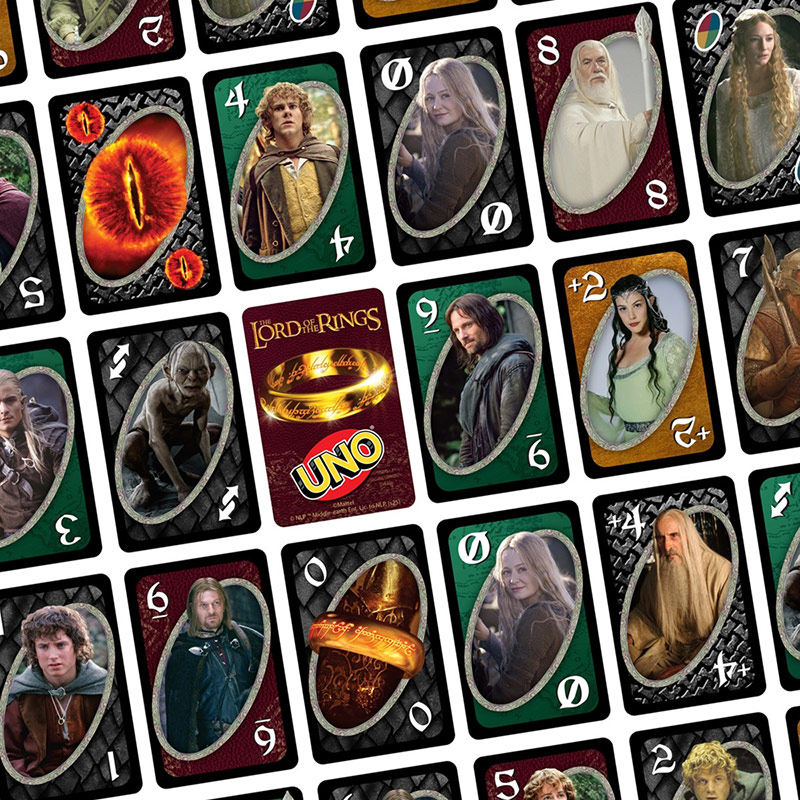 Mattel UNO Lord of the Rings - Επιτραπέζιο Παιχνίδι με Κάρτες (JMF13)