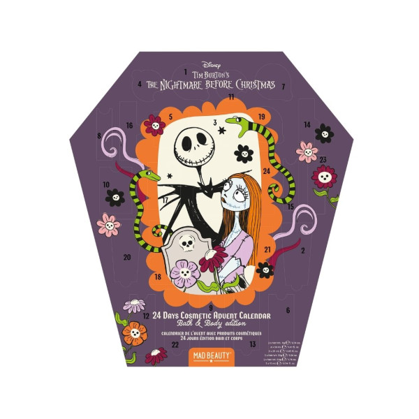 Mad Beauty Disney The Nightmare Before Christmas – 24 Days Bath, Body & Beauty Advent Calendar