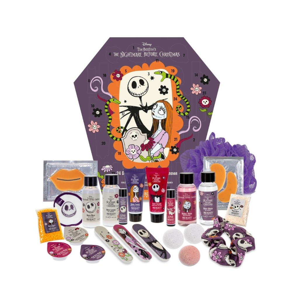 Mad Beauty Disney The Nightmare Before Christmas – 24 Days Bath, Body & Beauty Advent Calendar