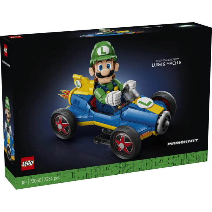 LEGO Super Mario Kart-Luigi & Mach 8 (72050)