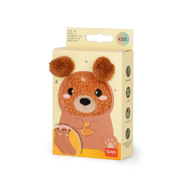 Legami Αντιολισθητικές κάλτσες για παιδιά - Teddy Bear - It's a Match!