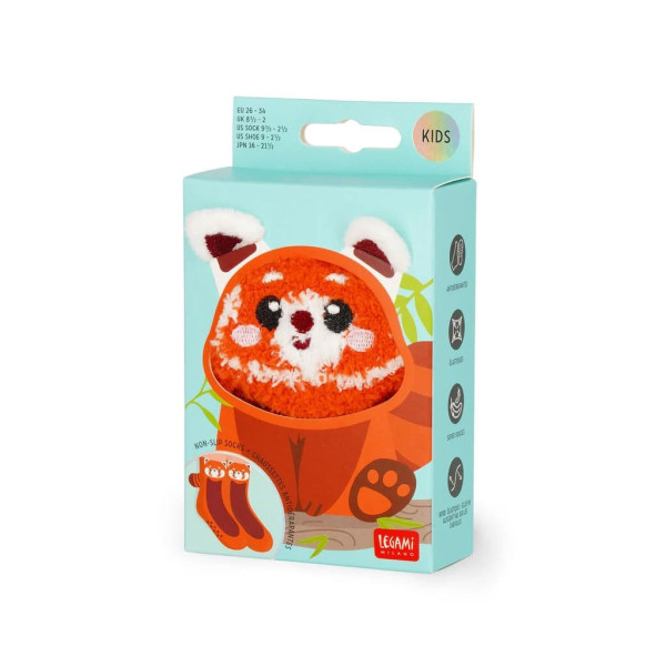 Legami Αντιολισθητικές κάλτσες για παιδιά - Red Panda - It's a Match!