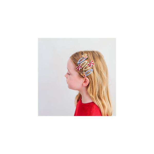 Mimi&Lula Rudolf and Bows Hair Clips (4 τμχ)