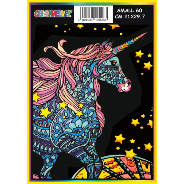 Color Velvet Πίνακας Ζωγραφικής Unicorn