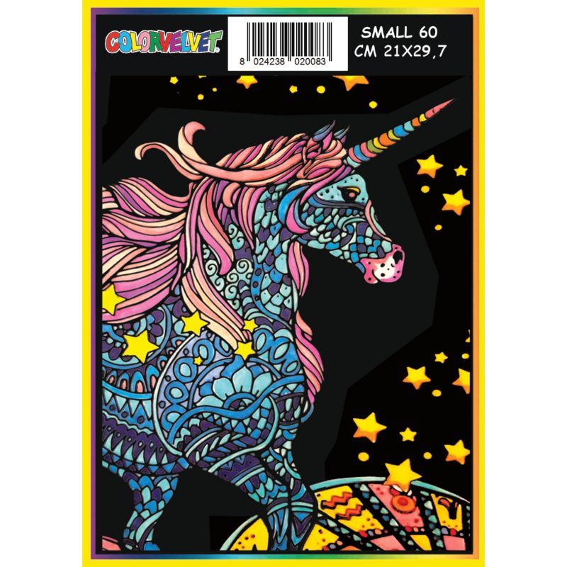 Color Velvet Πίνακας Ζωγραφικής Unicorn