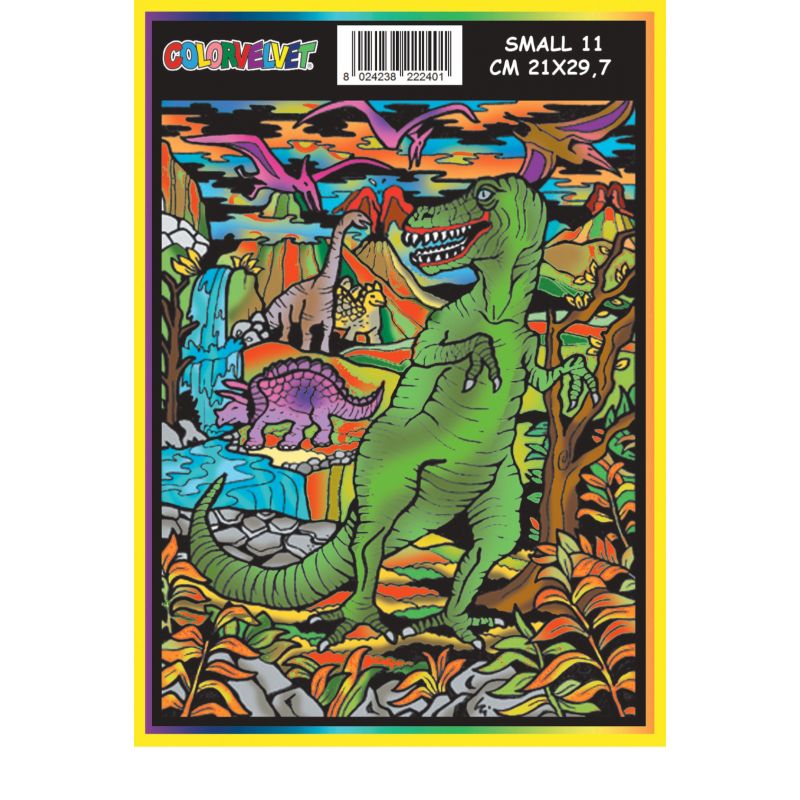 Color Velvet Πίνακας Ζωγραφικής T - Rex