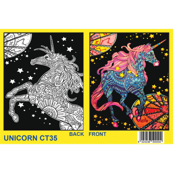 Color Velvet Φάκελος Α4 Unicorn