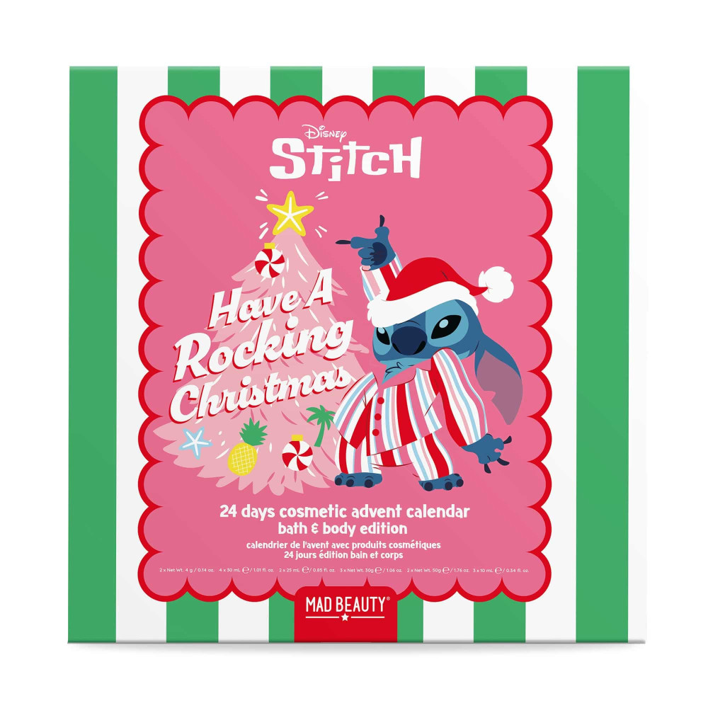 Mad Beauty Disney Stitch – 24 Days Bath, Body & Beauty Advent Calendar