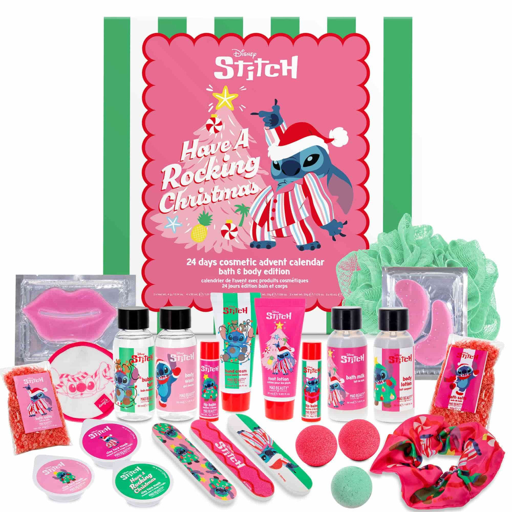 Mad Beauty Disney Stitch – 24 Days Bath, Body & Beauty Advent Calendar