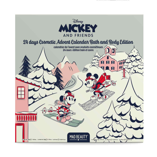 Mad Beauty Disney Mickey And Friends – 24 Days Bath, Body & Beauty Advent Calendar