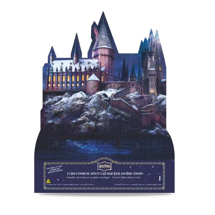 Mad Beauty Disney Harry Potter Hogwarts – 24 Days Bath, Body & Beauty Advent Calendar