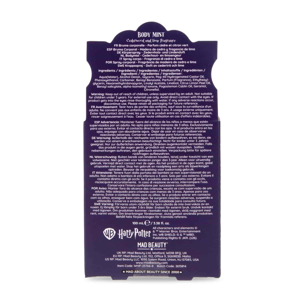 Mad Beauty Harry Potter Platform 9¾ Body Mist