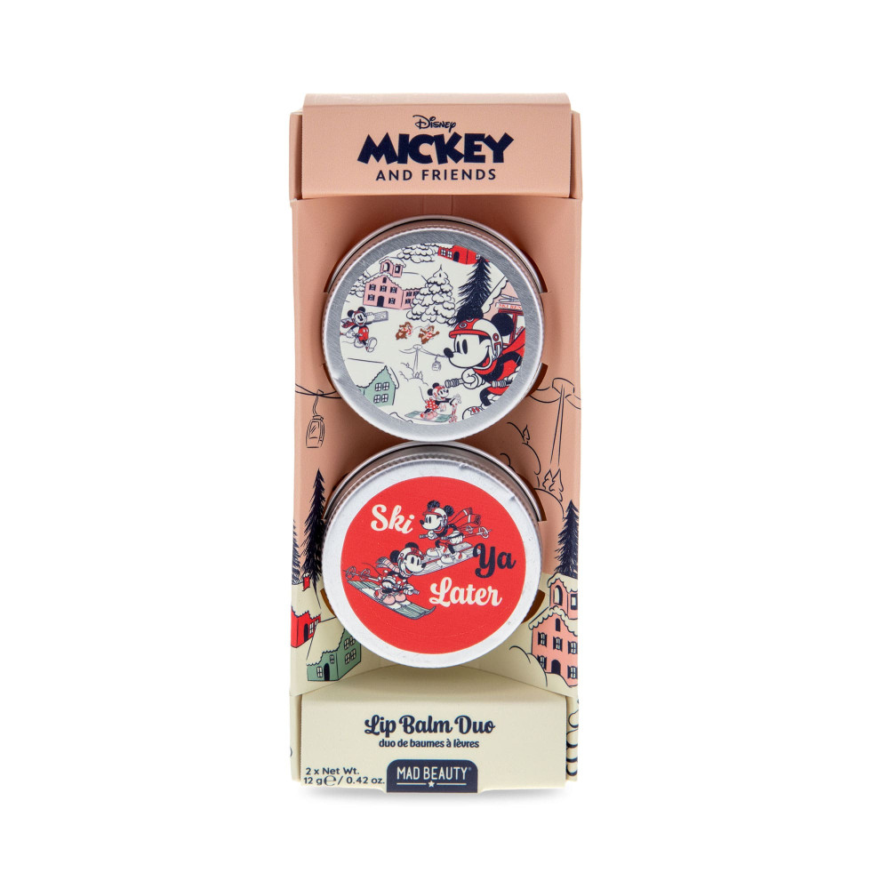 Mad Beauty Disney Mickey And Friends Lip Balm Duo