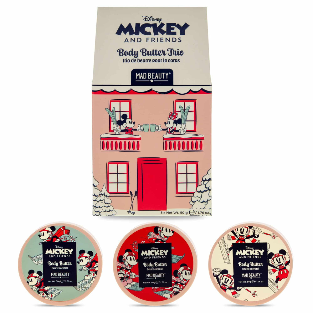 Mad Beauty Disney Mickey And Friends Body Butter Trio