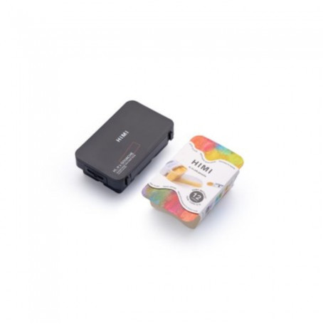 HIMI Jelly Twin Cup Gouache Σετ 12 Μεταλλικών Χρωμάτων (Black Case)