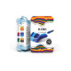HIMI Jelly Twin Cup Gouache Σετ 12 Βασικών Χρωμάτων (Ice Blue Case)