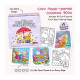 Ohuhu Honolulu B Σετ 48 Μαρκαδόρων Αλκοόλης Fine & Brush με Coloring Book Coco Wyo Cozy Mood