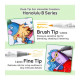 Ohuhu x Brotherakia Σετ 24 Μαρκαδόρων Αλκοόλης Fine & Brush - Μικρή Ολλανδέζα Limited Edition