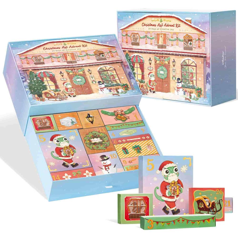 Ohuhu Advent Calendar Christmas Art